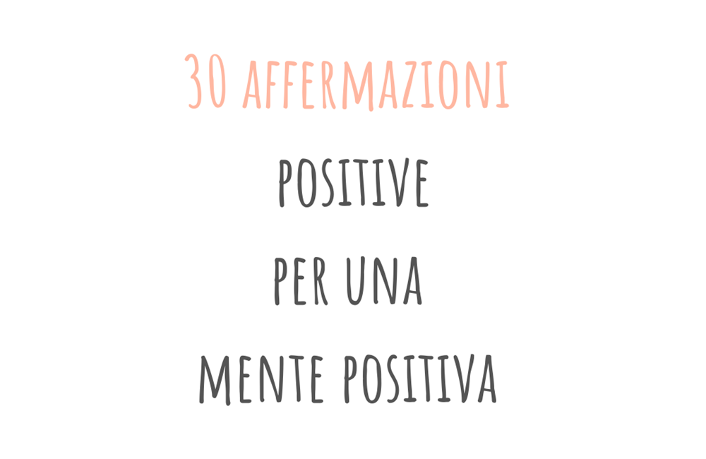 affermazioni positive