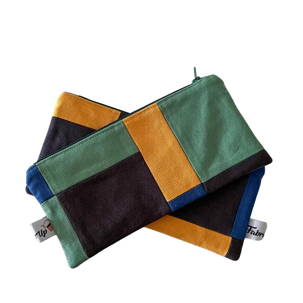 Pochette in Cotone fatta a mano Carrie - Trame dal Mondo - immagine 2