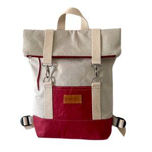 Zaino ecosostenibile fatto a mano con tessuti deadstock